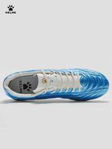 KELME Men's AG Football/Soccer Shoes, Short Studs For Professional Match, Natural & Artificial Grass, Daily Training - Brick Blue - View 3