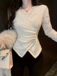 Women Tops - White - View 5
