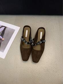 Women Heeled Sandals - 1358-2 Brown - View 11