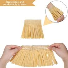 Straw Kit Paper Costume Accessories Neck Arm And Ankle Ties For Party Accessory Decoration - Multicolor - View 2