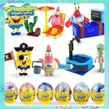 SpongeBob SquarePants 1pc Surprise Egg Featuring Popular Cartoon Characters Like And Squidward. Each Egg Contains A Mystery Gift, Including Random Collectible Character Figurines, Party Favors, Special "Golden Egg" Designs For Smash Games, And Fun Capsule Toys. (Assorted Styles) - Multicolor - View 2