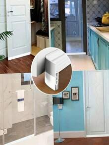 Self-Adhesive Door Bottom Seal Strip, Windproof/Noise-Proof/Dust-Proof, Suitable For Door And Window Gaps, Easy To Apply Without Damaging Door Frame, Practical Home Accessory, Ideal For Spring Renovation And Room Makeover - One Meter - View 4
