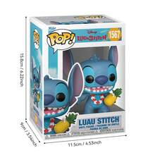 Funko POP! : 莉羅與史迪奇 - 史迪奇 #1567 乙烯公仔 - 官方角色收藏動作模型，美學桌面裝飾擺件，適合粉絲與收藏家的理想禮物，流行文化紀念品 - 彩色 - 查看 8