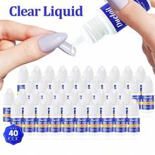 Dueloit 1pc/6pcs/10pcs/20pcs/40pcs Rhinestone Diamond Nail Glue, 3g Clear Long-Lasting Nail Glue, Nail Tip Glue, Nail Art Supplies - 無色 - 查看 11