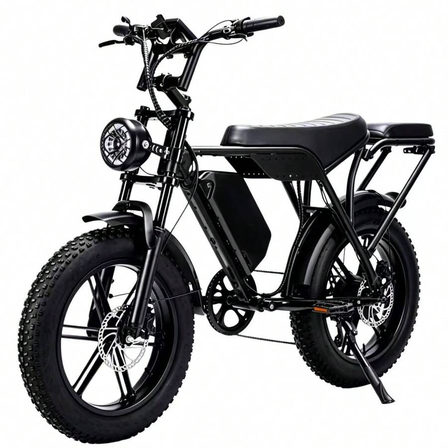 Adult Electric Bicycle, 36V 15AH Battery, 500W Motor (Peak 1100W), Top Speed 45 Km/H, Range 50 Km/100 Km, 20-Inch * 4.0 Wide Tires. - 加 - 查看 1