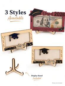 Graduation Money Holder 2026 For Cash 1pc 2 Layers 3D Design, Cash Gift Holder For Graduation, Graduation Gift Idea - One Size - View 6