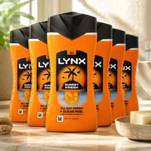 Lynx Sunset Fresh Shower Gel 225ml - Pack Of 6 - Sandalwood - View 1