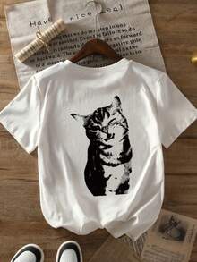 Women T-Shirts - [White] - View 1