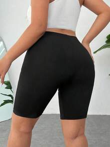 Pantalones Cortos de Compresión de Talla Grande  Negros de Secado Rápido y Refrigeración - Marrón - Ver 11