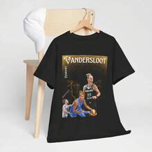 Courtney Vandersloot Graphic T-Shirt: WNBA Basketball Fan Jersey - Black - View 6