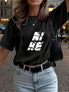 Women T-Shirts - Black - View 6