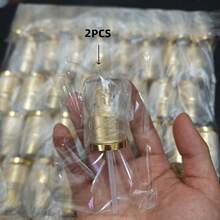1個 壓泵式鴨嘴擠壓真空泵頭，適用於30ML玻璃瓶底妝液噴頭 - 金色透明蓋款 - 查看 10