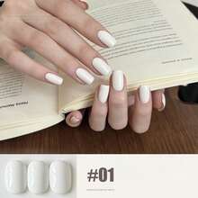 MIANEL GEL 10ml Esmalte de uñas en gel de secado rápido y autonivelante, nuevo lanzamiento 2026 de color blanco lechoso de alta saturación, cobertura perfecta con una sola capa - Multicolor - Ver 7