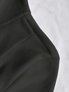 Chaqueta ligera con estampado de polo para mujer, abrigo casual de calle deportivo con cremallera, ajuste delgado de manga larga, otoño - Negro - Ver 5