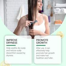 El aceite capilar herbal Hoegoa limpia y humecta suavemente el cabello, nutre las puntas secas y abiertas, y proporciona una esencia nutritiva para el cabello. - 1 - Ver 5