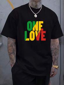 Men's Pattern Printed Inner Layer T-Shirt Summer Short Sleeve Top Lining - Negro - Ver 8