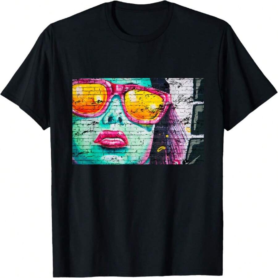 Urban Graffiti T-Shirt - Black - View 1