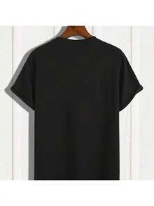 Dear Parents, Take Note: Summer T-Shirt For School Bus Drivers For The Last Day Of School. Fun T-Shirt With A School Bus And Palm Tree Print. Loose Fit, Casual Crew Neck. Black With Colorful Prints. Suitable For Adults, Unisex. Short-Sleeved Printed T-Shirt For Summer 2025. - 黑色 - View 2