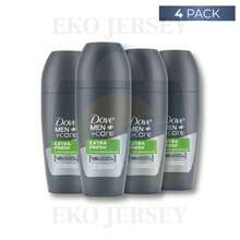 Dove Men+Care Extra Fresh Roll On Deodorant 48h Odor Protection 1.69oz / 50ml Pack Of 4 - nhiều mùi hương - Xem 1