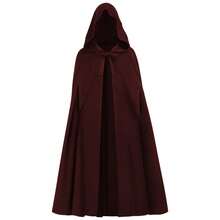 Stage Dance Wear - 25228 Medieval Cloak (Uniform Cloth - Black) - View 10