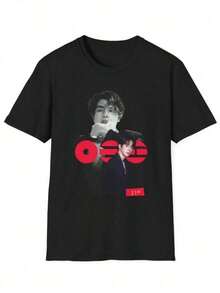 World Tour 2026 T-Shirt,  Concert 2026 T-Shirt, Gift For ARMY Fans, Bangtan Comeback T-Shirts,  Jung Kook Jimin T-Shirt, Summer T-Shirts, Matching Family Set, Tween Graphic T-Shirt,  Merch Gift, Y2K, Men's T-Shirt - 黑色 - 查看 1