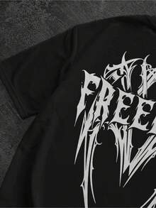 Men's T-Shirts For Spring And Summer - Black - View 2