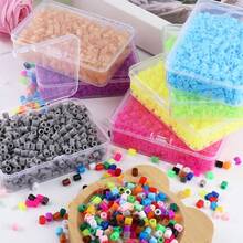 820 hạt nhựa Perler Fuse Beads đóng hộp, hạt nhựa ghép hình DIY sáng tạo, phụ kiện thủ công dành cho người lớn - Nhiều màu - Xem 1