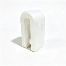 1个3D打印自锁式毛巾架，重力壁挂式，现代日式风格，装饰性强，需使用双面胶安装，适用于浴室，可放置毛巾、浴袍等，非常适合情人节、复活节、婚礼、斋月、狂欢节等场合。 - 彩色 - 查看 15