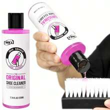 IMKU Sneaker Cleaning Kit - 220ml Cleaner With Brush And Microfiber Cloth, Suitable For Sneakers, PU, Canvas And White Shoes - Pink - View 1