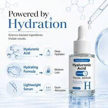 透明玻尿酸面部精華液 - 輕盈日常保濕，滋養柔軟光滑豐盈肌膚，增強肌膚水分與光澤，溫和配方適用於所有膚質，30ml/1 Fl Oz - 深層保濕，展現清新健康肌膚 - 玻尿酸精華 - 查看 4