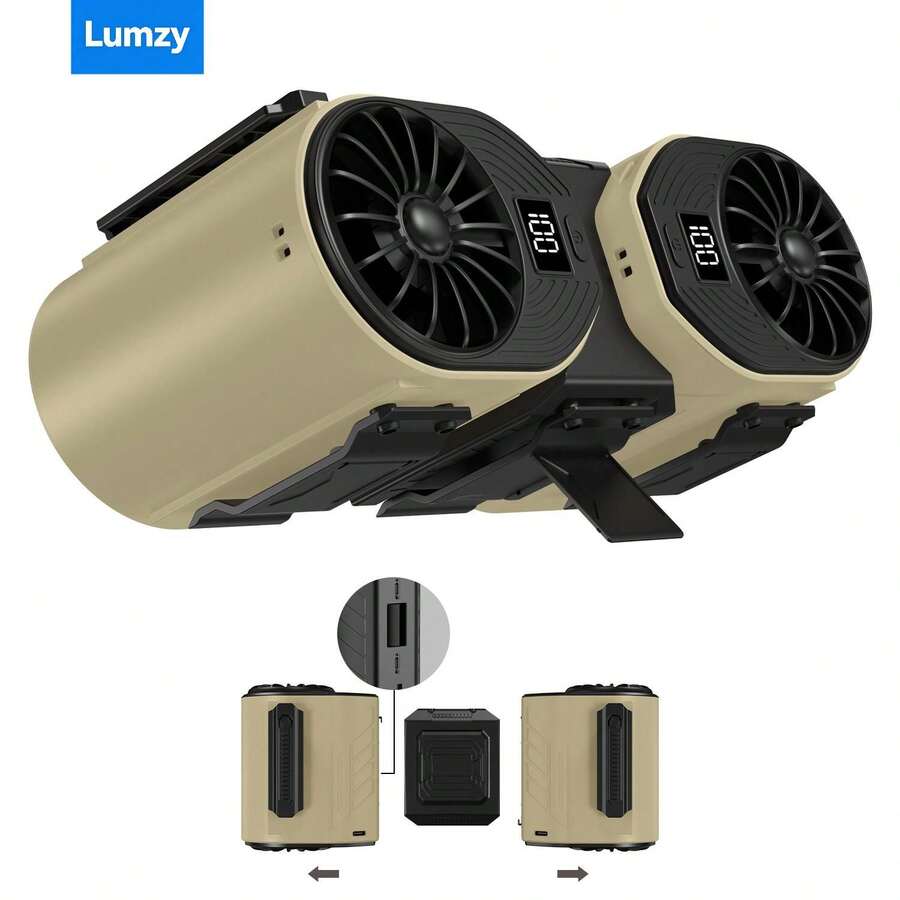Handle Fans - Gray-black - View 1