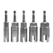 5 PCS Power Wing Nut Driver Set With 1/4 Inch Hex Shank Slot Wing Nuts Drill Bit Socket Wrenches Tools Set For Panel - Multicolor - View 1