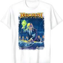 Megadeth - Rust en la paz Camiseta - Blanco - Ver 1