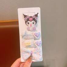 SANRIO Bộ 14 kẹp tóc hình nơ hoa hoạt hình dễ thương, phụ kiện tóc ngọt ngào cho bé gái. - Xem 5