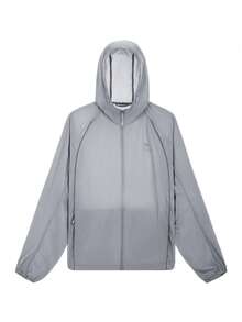CAMEL CROWN Men's Outdoor Sun Protection Jacket, UV Protection, Waterproof, Cool, Moisture-Wicking, Quick-Drying, Spring/Autumn/Summer. Unisex Style. - Cycle Gray - View 5