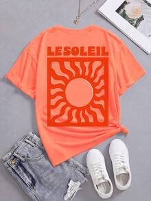 Women T-Shirts - Orange - View 4