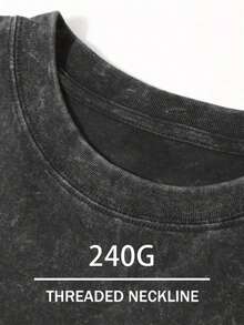 , Denim T-Shirt, 4th Of July Western T-Shirt, Yee Haw T-Shirt, Classic Thick Short Sleeve 100% Cotton Graphic Print T-Shirt, Women's Casual Short Sleeve Top, And - 黑色 - 查看 3