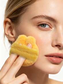 Bộ 3/6/9 bông phấn phủ hình động vật bằng nhung, hình thỏ, hổ, gấu trúc dễ thương, bông trang điểm mềm mại, dùng được cả khô và ướt, bông phấn tái sử dụng giúp cố định lớp trang điểm hoàn hảo cho phấn phủ, kem nền, phấn má hồng. - Nhiều màu - Xem 3