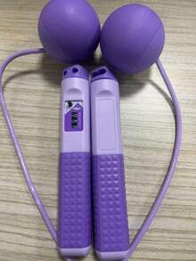 1pc Cordless Jump Rope With Counter And Detachable Ball Heads, Lightweight And Portable, Suitable For Men And Women, Indoor/Outdoor Training, Suitable For Aerobic Exercise, Weight Loss, Fitness Jumping Rope, Endurance And Speed Training, Competition Training, Exams, Sports Equipment, Sports Essential, Ideal For Girls, Beginners, Graduation/School Season - A - View 8
