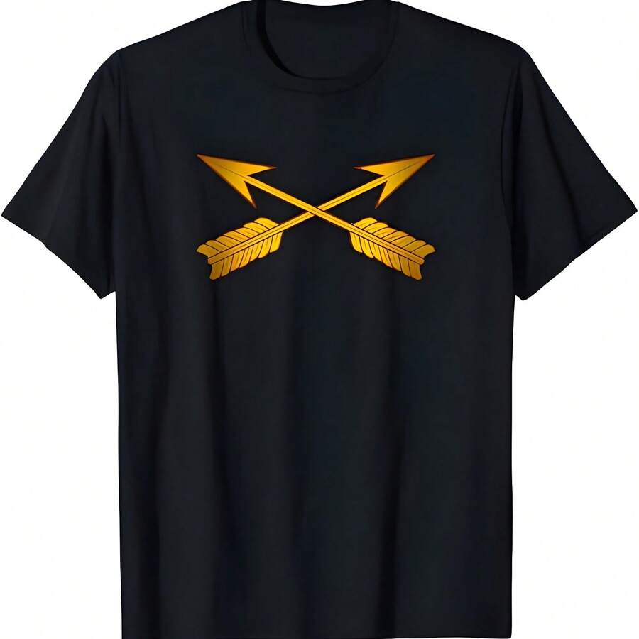 Fuerzas Especiales Beret Verde Ejército Fuerzas Armadas EE.UU. Camiseta - Negro - Ver 1