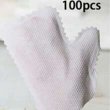 1/100 chiếc găng tay chống bụi sợi siêu mịn - Sử dụng được cả khô và ướt, găng tay lau chùi dễ dàng loại bỏ bụi bẩn, thích hợp cho nhà bếp, phòng khách, phòng ngủ, xe hơi, đồ nội thất và cửa sổ, găng tay lau bụi gia dụng. - A - Xem 12