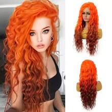 Gradient Gray And Gold Curly Wig, Long Wavy With A Middle Part, Antique Dark Root Synthetic Wig, Women's Style, 80s Halloween Party Beginner-Friendly, Women's Wig, Suitable Parties Or Daily Use - E - Xem 1