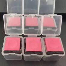 Professional Billiard Chalk Powder - Enhances Grip, Suitable For 8-9 Ball Snooker, Unbreakable, Individually Packaged, Available In Pink Color - Multicolor - View 1