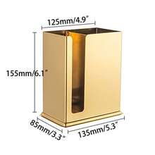 Soporte para utensilios de restaurante chino de acero inoxidable, 2 compartimentos de malla, estante de secado para utensilios de cocina, palillos, cuchara, tenedor, cuchillo - Dorado - Ver 2