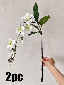 1pc/2pcs Artificial Jasmine Hanging Decor, Silk Flower Ornament, Lifelike As Real Flowers, Suitable For Balcony, Wedding, Home, Party, Graduation Ceremony, Vase, Spring Decoration, Wedding Accessories, Wedding Decor - Multicolor - View 17