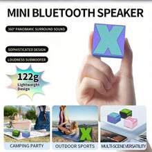 Wireless Bluetooth Speaker, Wireless Bluetooth Subwoofer, Powerful Bass, 360° Stereo Sound Effects, Mini Subwoofer - A - View 3