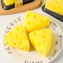 1 món đồ chơi bóp hình pho mát cỡ lớn, chân thực - Quả bóng pho mát mềm mại, đàn hồi nhanh, giúp giảm căng thẳng, một món đồ chơi bóp sáng tạo. Với kết cấu mềm mại và dính độc đáo, đây là lựa chọn tuyệt vời cho quà tặng sinh nhật, ngày lễ hoặc các bữa tiệc theo chủ đề. - Nhiều màu - Xem 7