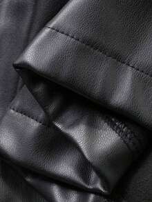 Falda pantalón plisada de unicolor para mujer con estilo informal universitario - Negro 3 - Ver 9