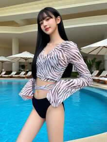 Other Swim Gear - Striped Three-piece Set - View 8