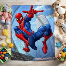 1pc Retro Cartoon Style Throw Blanket,Superhero Movie Print Blanket,Cartoon Character Printed Blanket,All-Season Universal Nap Blanket,Character Home Decor Blanket,Modern Fashion Gift Suitable For Home Bedroom Bed Sofa Office Lunch Break Cover Picnic Blanket - Nhiều màu - Xem 1